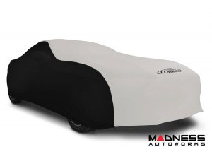 Volkswagen ID. Buzz Custom Fit Vehicle Cover - Satin Stretch - Gray w/ Black Sides + Rear Passenger Charger Port Flap